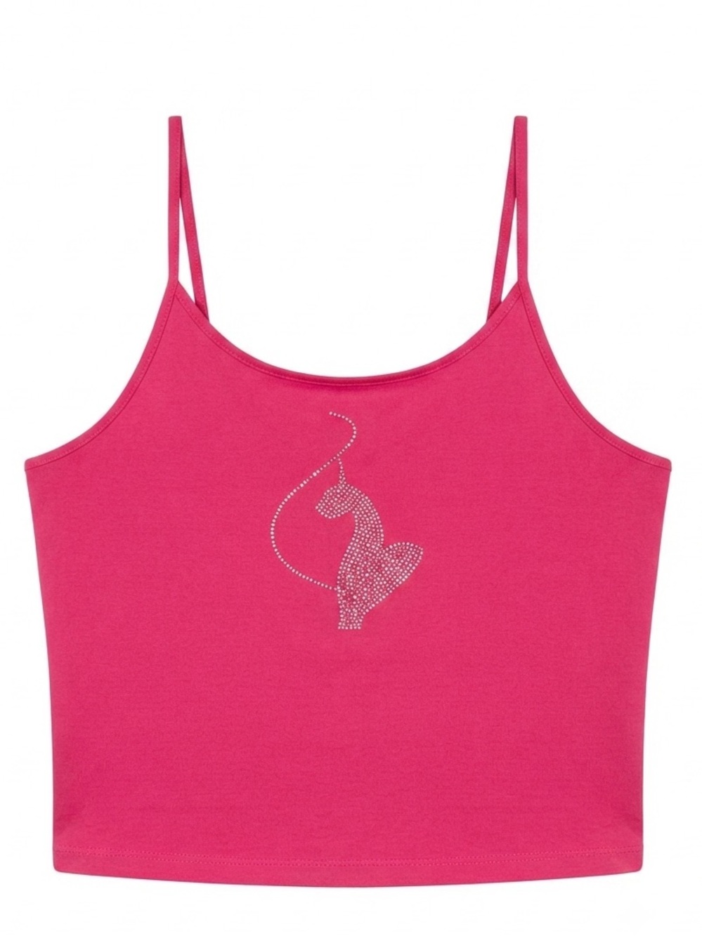 Hot Pink Rhinestone BabyPhat Cami Tank